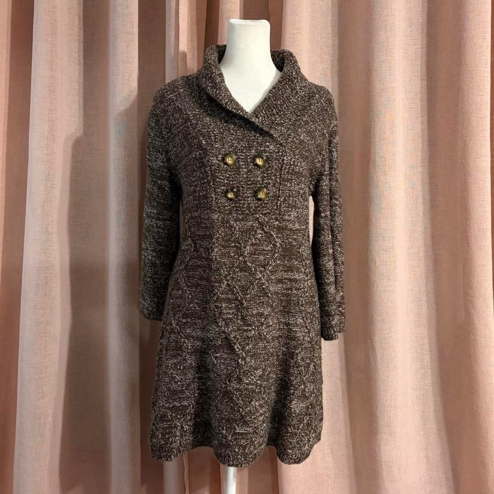 brown y2k sweater dress Sz medium
